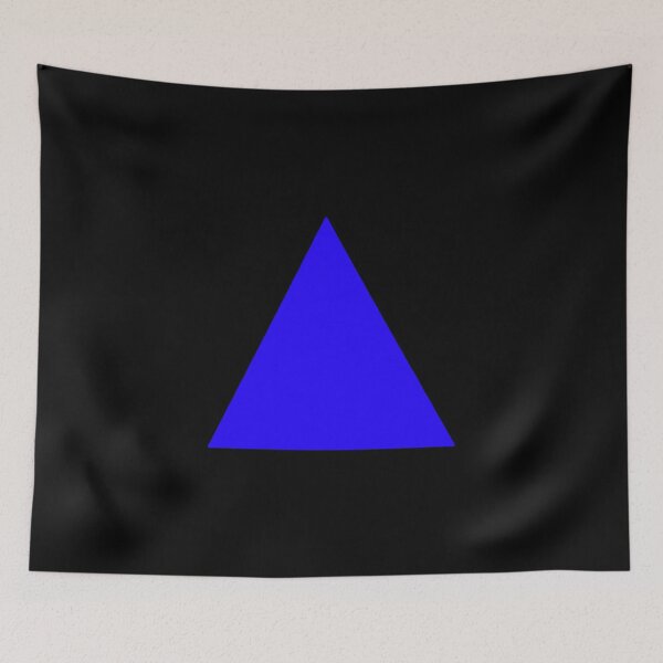 Item preview, Vibrant Blue Triangle designed and sold by AzamiThorn.
