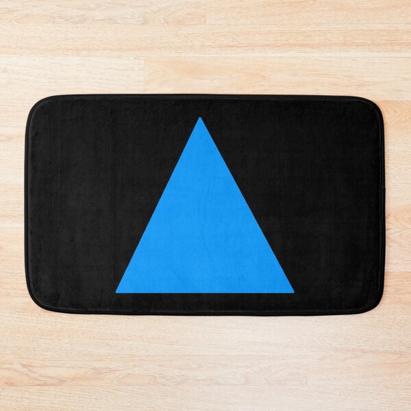 Item preview, Vibrant Light Blue Triangle designed and sold by AzamiThorn.