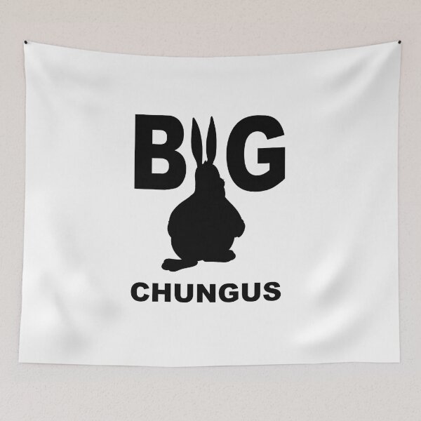 Item preview, Big Chungus Shadow Meme Fat Bunny designed and sold by Draculaura2009.
