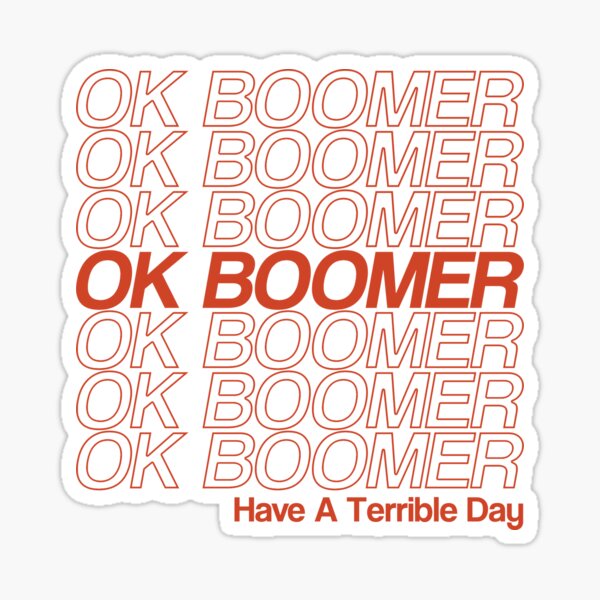 Item preview, Ok boomer Mask designed and sold by TekknoOutfits.