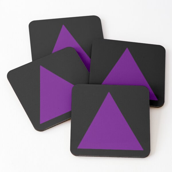 Item preview, Earth-Tone Purple Triangle designed and sold by AzamiThorn.