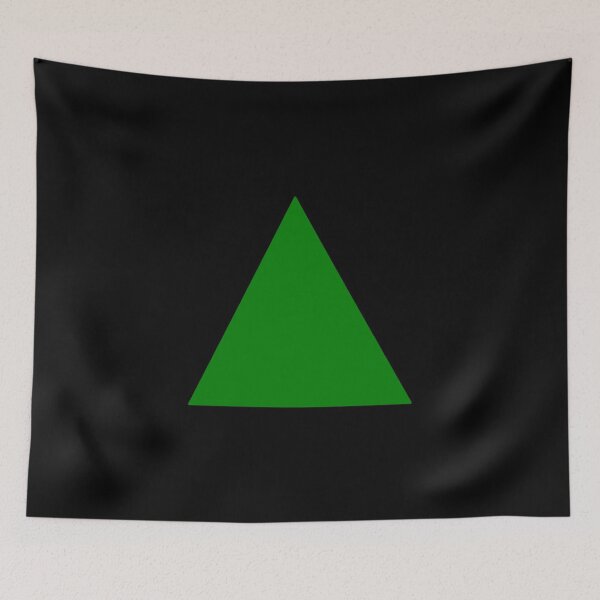 Item preview, Earth-Tone Green Triangle designed and sold by AzamiThorn.