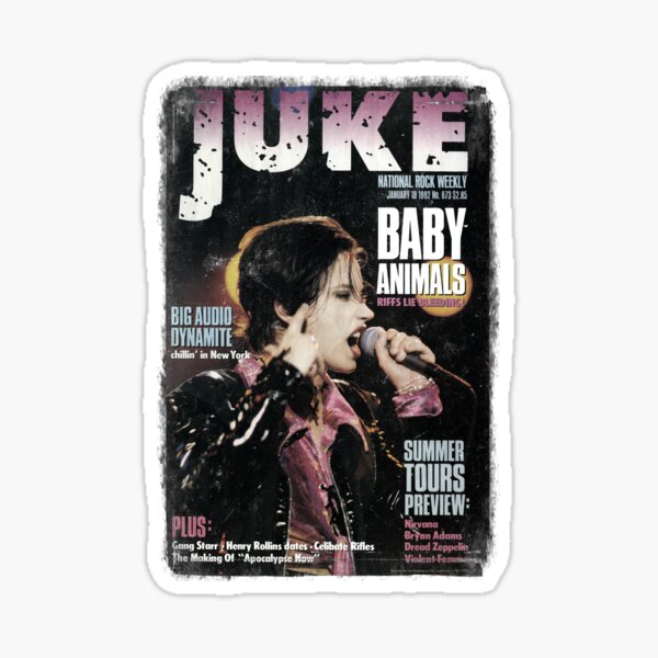 Juke Cover - January 1992 Sticker