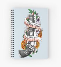 "I'm Coming Home" Tattoo-Inpsired Design Spiral Notebook