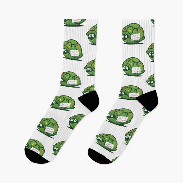 Item preview, Cute Out 'Til Christmas Turtle in White designed and sold by RamiBeans.
