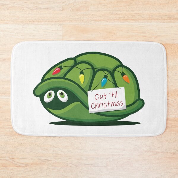 Item preview, Cute Out 'Til Christmas Turtle in White designed and sold by RamiBeans.