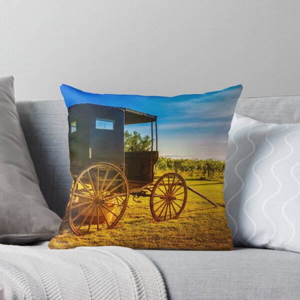 Aperçu de l'œuvre Old Horse Buggy au coucher du soleil 1 créée et vendue par Robert Alsop.