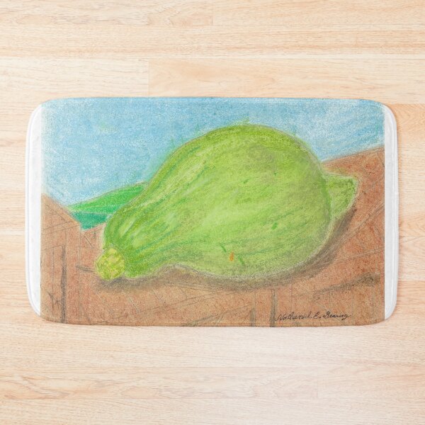 Item preview, Farm Stand: Blue Hubbard Squash [Chalk Pastel] designed and sold by Nathaniel E. Dearing.