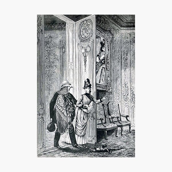 Week of Kindness - Bird Man and Woman, Max Ernst Photographic Print