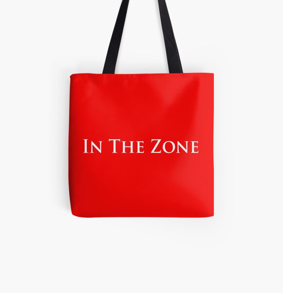 Red Zone All Over Print Tote Bag