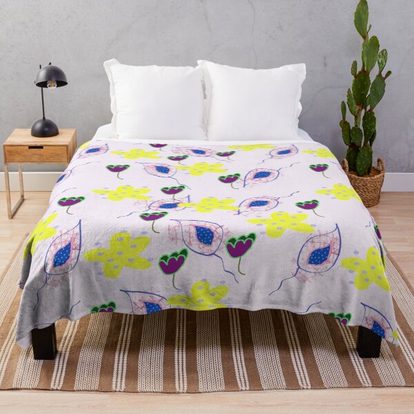 Item preview, Yellow Flowers With Blue Leaves designed and sold by fabqa.