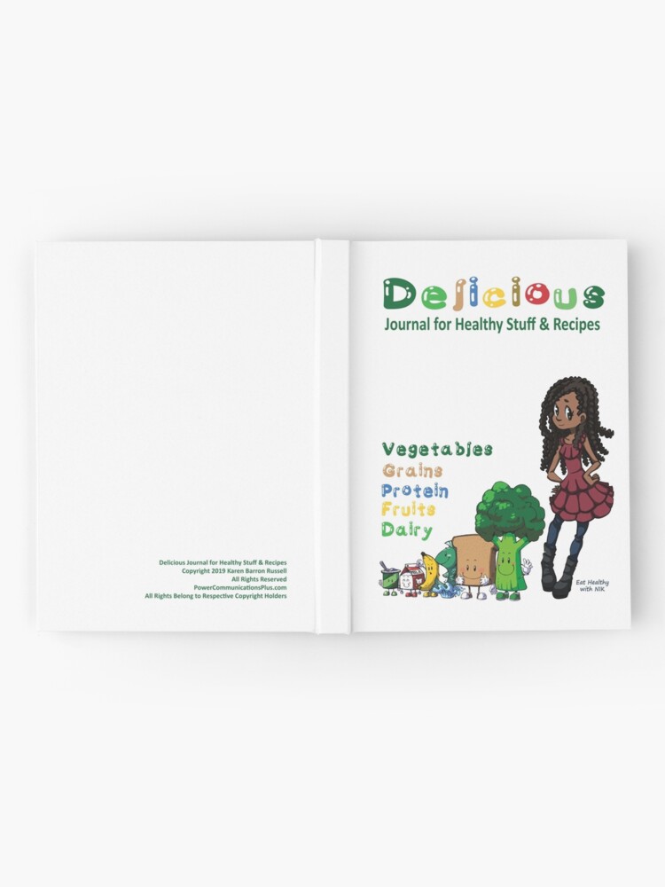 Alternate view of Delicious Journal For Healthy Stuff and Recipes Hardcover Journal