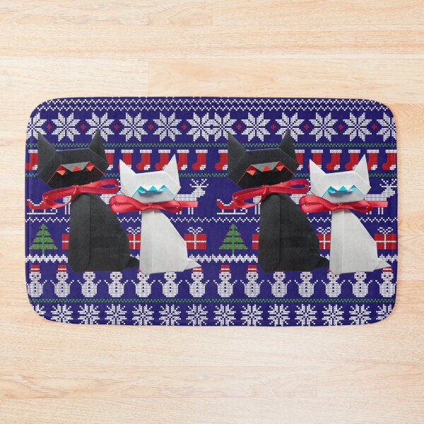 Item preview, Origami Cute Cats Paper Folding Art Ugly Christmas Sweater designed and sold by peter2art.