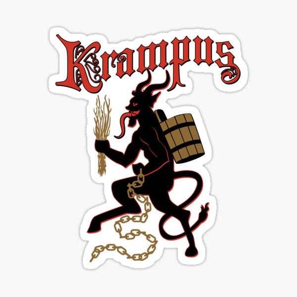 Krampus Stickers for Sale