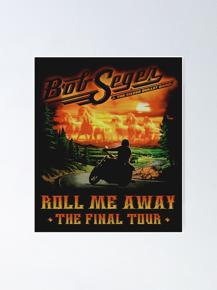 bob seger roll me away tour shirt