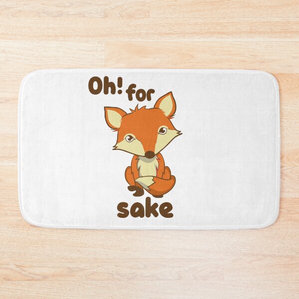 Item preview, Motivational Inspirational and Positive quote - Oh for fox sake typography text art by Word Fandom - wordfandom designed and sold by Kerry Pritchard.