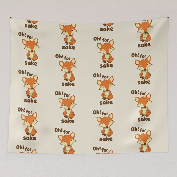 Item preview, Motivational Inspirational and Positive quote - Oh for fox sake typography text art by Word Fandom - wordfandom designed and sold by Kerry Pritchard.