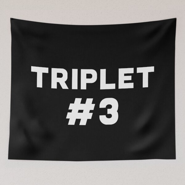 Item preview, Triplet Number 3 designed and sold by teesaurus.