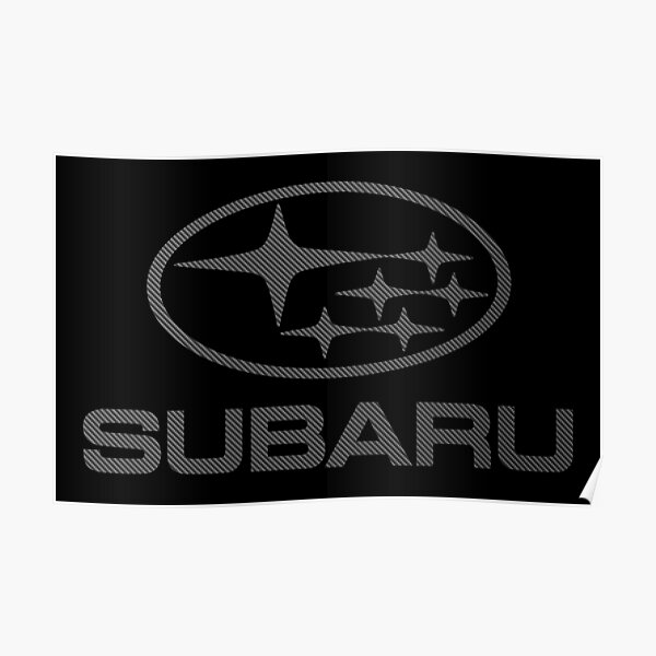 SUBARU-CARBON FIBER Poster