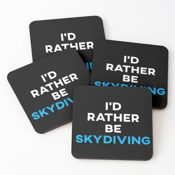 Item preview, I'd Rather Be Skydiving designed and sold by teesaurus.