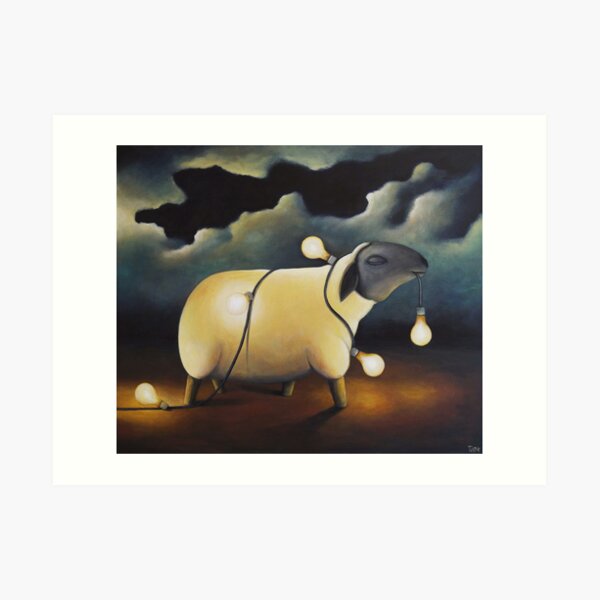 Party Sheep Art Print