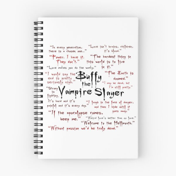 Artikelvorschau, Buffy the Vampire Slayer Zitate entworfen und verkauft von GiantSquid1.