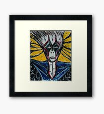 Clown that comes to Paradise Framed Print