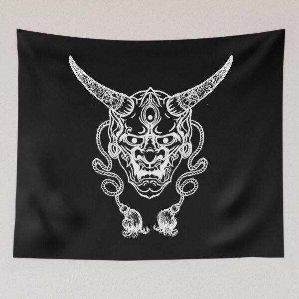 Item preview, Hanya Demon Mask designed and sold by ShayneoftheDead.