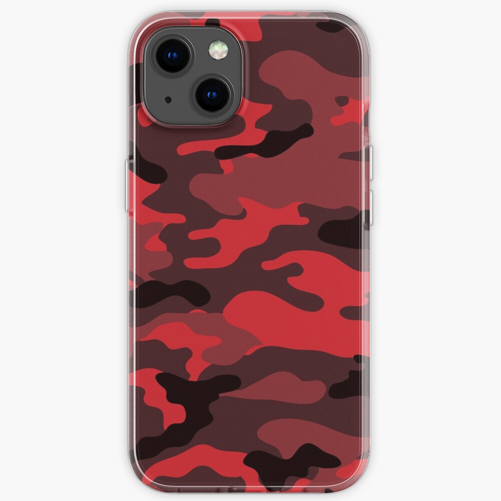 Red Camo iPhone Case