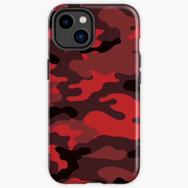 Red Camo iPhone Tough Case
