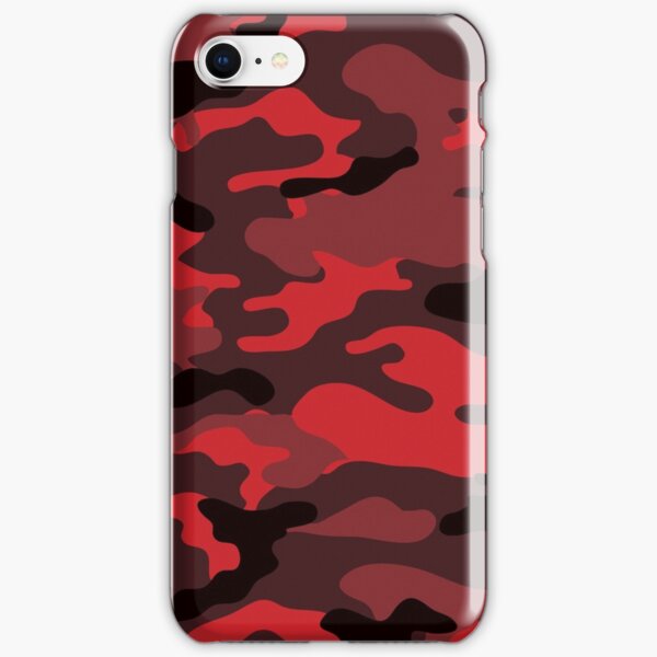 Red Camo iPhone Snap Case