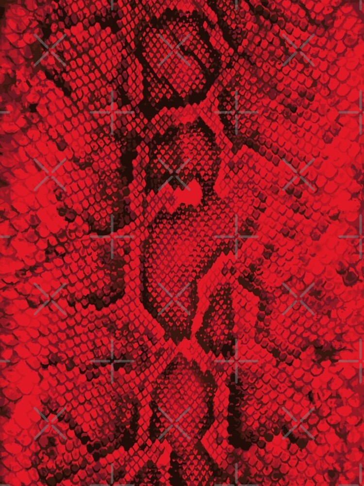 Rote Schlangenhaut von savesarah