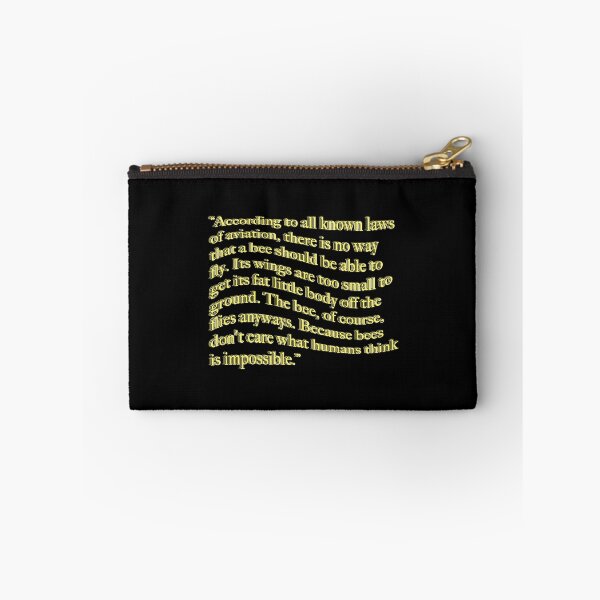 Item preview, BEE MOVIE "According to all known laws of aviation..." designed and sold by Syanis Yarí Vargas González.