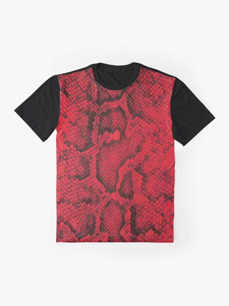 Red sales snakeskin shirt