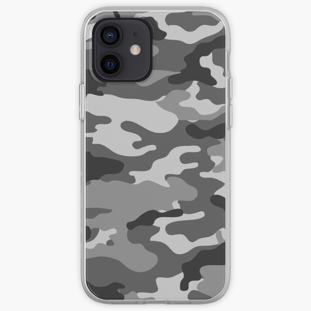 Gray Camo iPhone Case & Cover