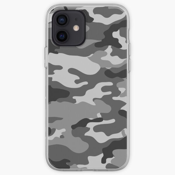 Gray Camo iPhone Soft Case