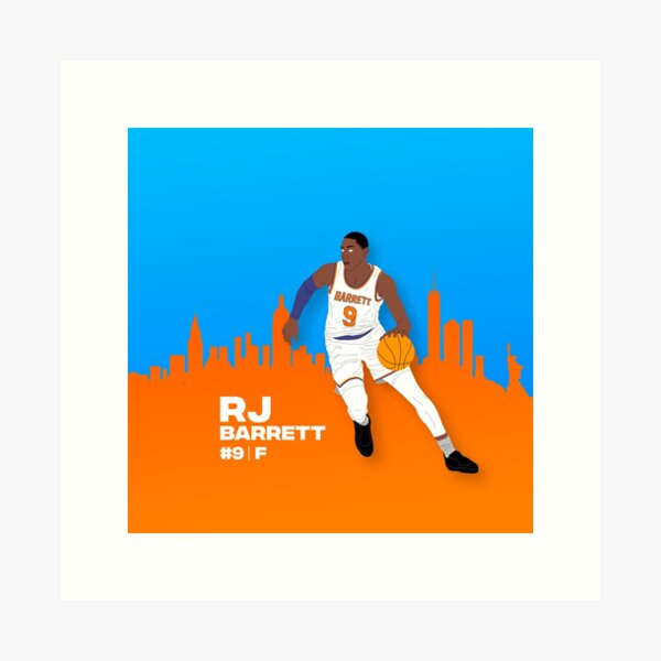 RJ Barrett Artwork ⚡️ : r/NYKnicks