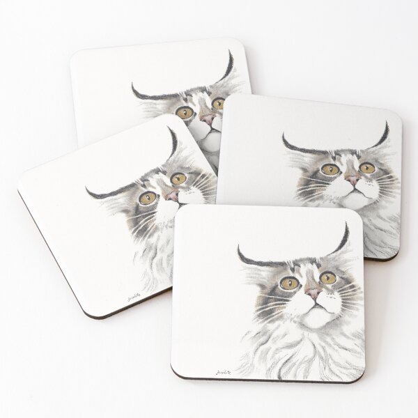 Item preview, Maine Coon Funny Faces - Marcie designed and sold by JoWhiteNZ.