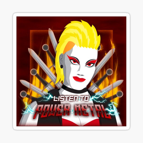 Listen to Power Metal Sticker