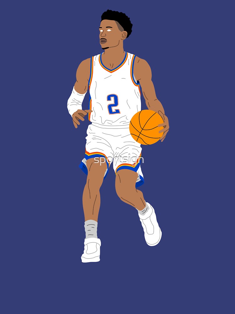 Shai Gilgeous Alexander OKC Basketball Design Essential T-Shirt for Sale  by sportsign