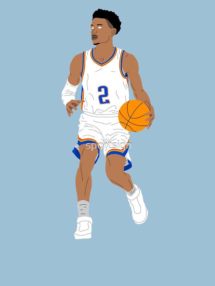 Shai Gilgeous Alexander OKC Basketball Design Essential T-Shirt for Sale  by sportsign