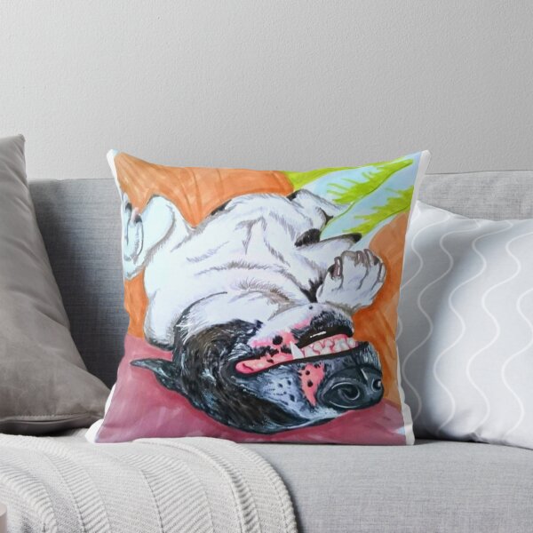 Item preview, smiling bull terrier designed and sold by LeCoeurDuCiel.