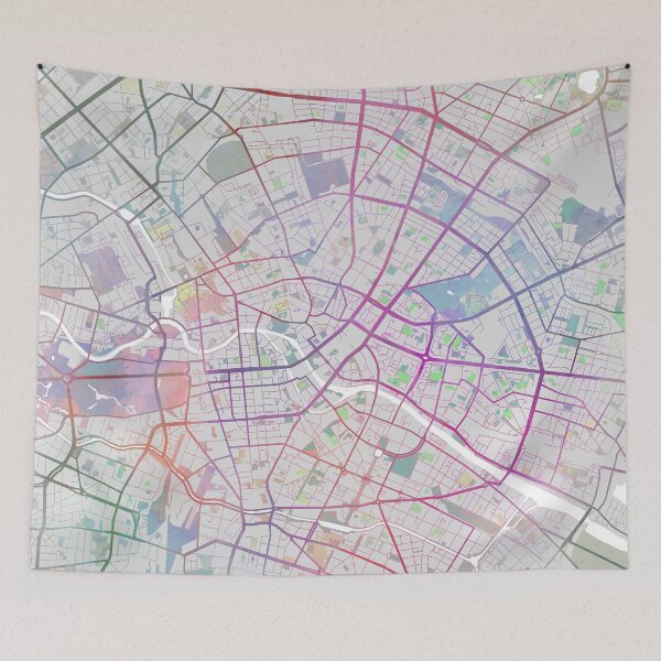 Item preview, Berlin City Map Europe Germany Travel  designed and sold by TheRedFinch.