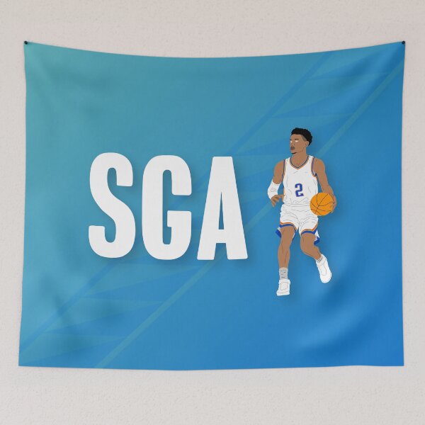 Artikelvorschau, Shai Gilgeous Alexander OKC Basketball Design entworfen und verkauft von sportsign.