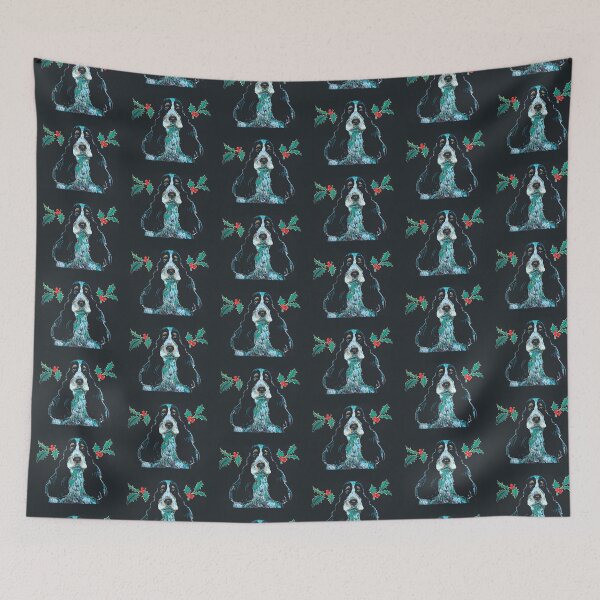Item preview, Chalkboard Christmas Spaniel designed and sold by Jane Oriel.