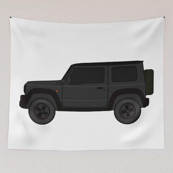 Item preview, 4x4 jimny new version 2019 black w/ tinted window designed and sold by MandalaPics.