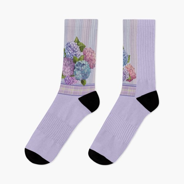 Item preview, Hydrangea Check Leggings designed and sold by Hautforte.