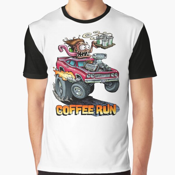 Coffee Run design Graphic T-Shirt