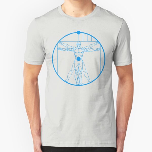 Vitruvian Mr. Manhattan Slim Fit T-Shirt