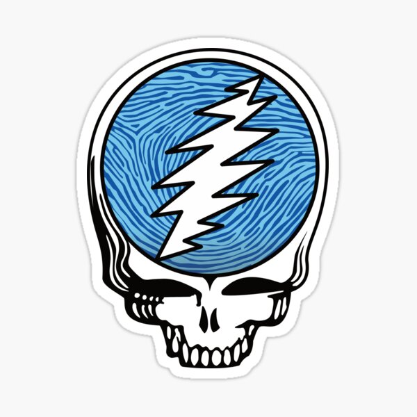 Steal Your Fingerprint - Blue Sticker